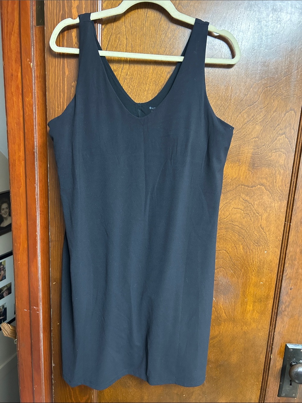 Athleta Black Transcend Mini Dress Tank Style xl